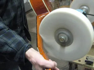 12" Flannel Buffing Wheel, 18 Ply