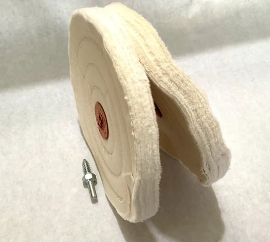 7" X 50 Ply White Jeweler's Buffing Wheel