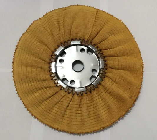 14 x 5 Sisal & Cloth Buffing Wheel - Gold Treatment