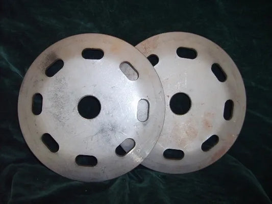 8" End Flanges - Fits all 7" center airway buffing wheels (One Pair)