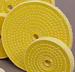 Buffs - Yellow Spiral Sewn Full Disc