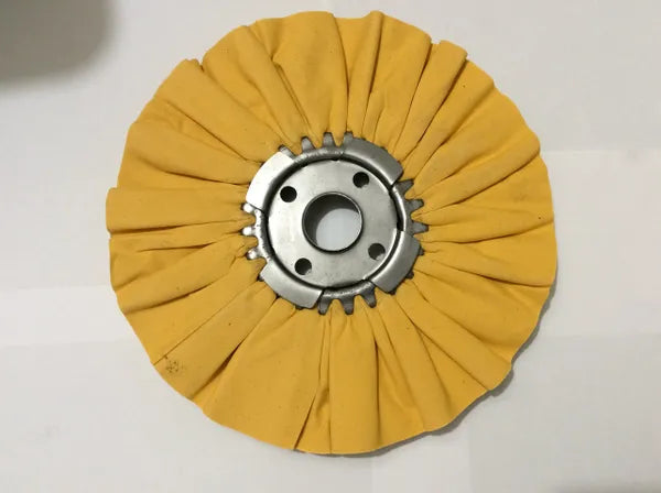 10 x 3" Yellow Airway Buffing Wheel, 16 Ply