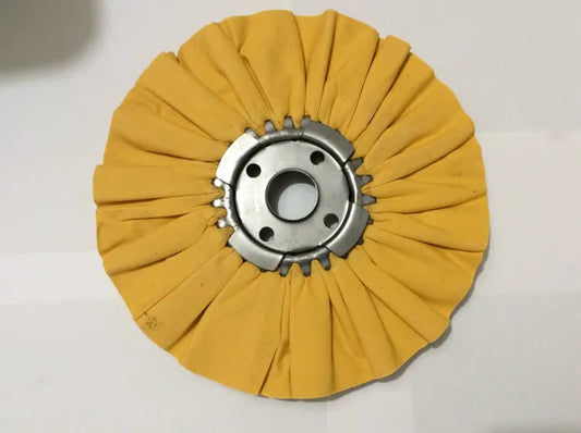 10 x 3" Yellow Airway Buffing Wheel, 16 Ply