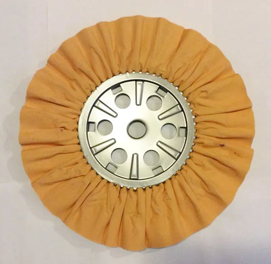 16 x 7" Yellow Airway Buffing Wheel, 16 ply