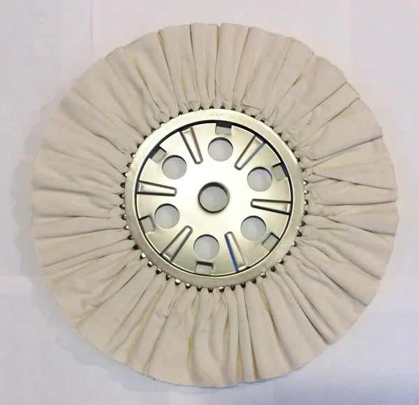 16" x 7" White Airway Buffing Wheel, 16 Ply