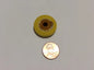 Baby Buff (1 inch) with hard pinhole center - yellow firm sewn