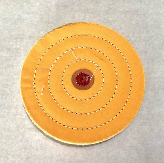 7" X 50 Ply Yellow Jeweler's Buffing Wheel