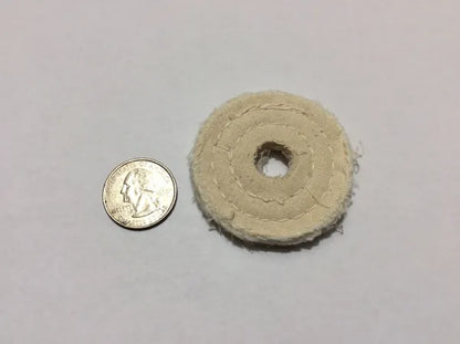 Buffing Wheel 2" X 20 ply White Cotton Spiral Sewn