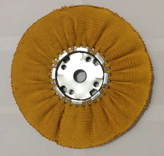 14 x 5 Sisal & Cloth Buffing Wheel - Gold Treatment