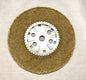 16 X 7" Bias Sisal Buffing Wheel, MEDIUM-FLEX, 1-1/4" Center hole
