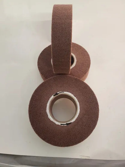 Flap Brush, 8" x 2" x 3" Non-Woven, Very Fine, Maroon, Alum. Oxide