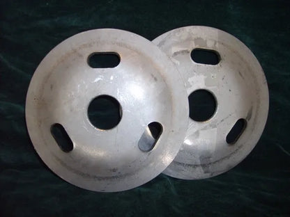 4" Buffing End Flanges - Fits all 3" center airway buffing wheels (One Pair)