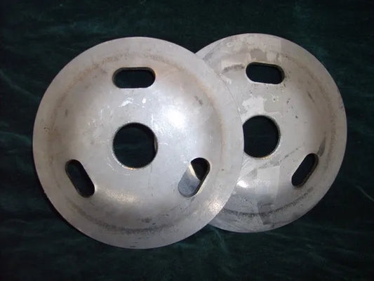 4" Buffing End Flanges - Fits all 3" center airway buffing wheels (One Pair)